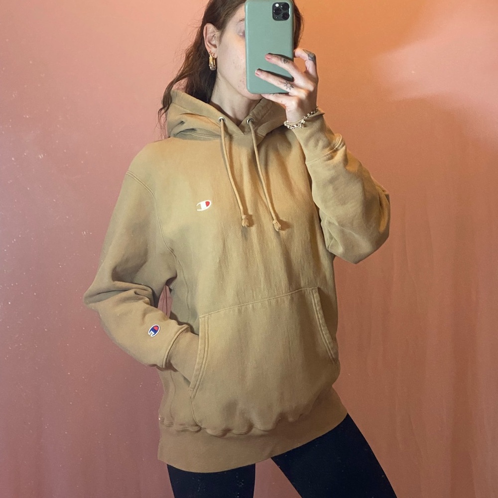 Champion Tan Hoodie